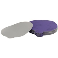 USC PURPLE 1500 Grit, 6" Dia Film-Backed Sandpaper, 50 Pk